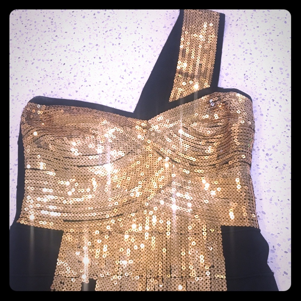 BCBG Sequined Party Dress